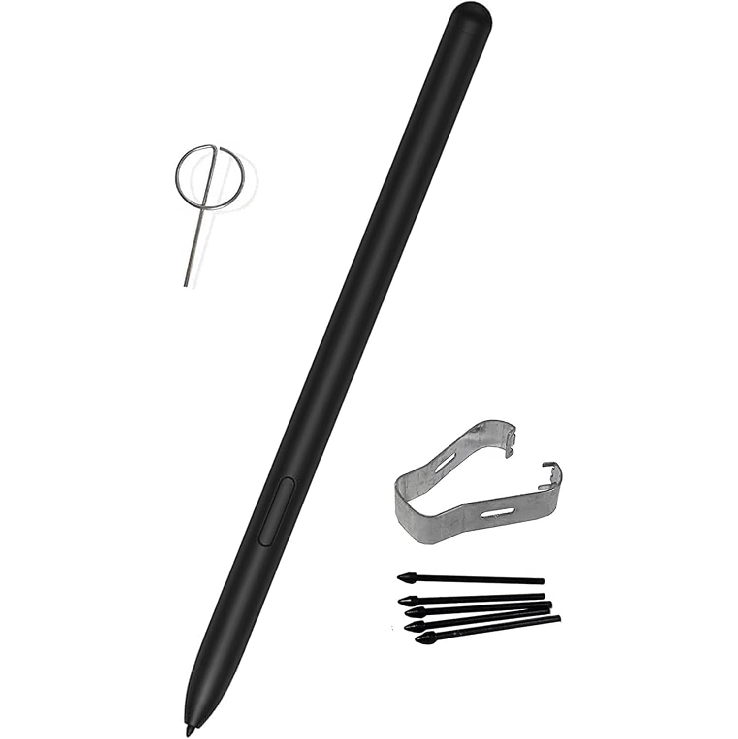 Galaxy Tab S8 S Pen Replacement for Samsung Galaxy S8 S8 Plus S8 Ultra (EJ-PT870BJEGUJ) Touch Pen Stylus Pen (WithoutBluetooth) + Tips + Eject Pin(Black)