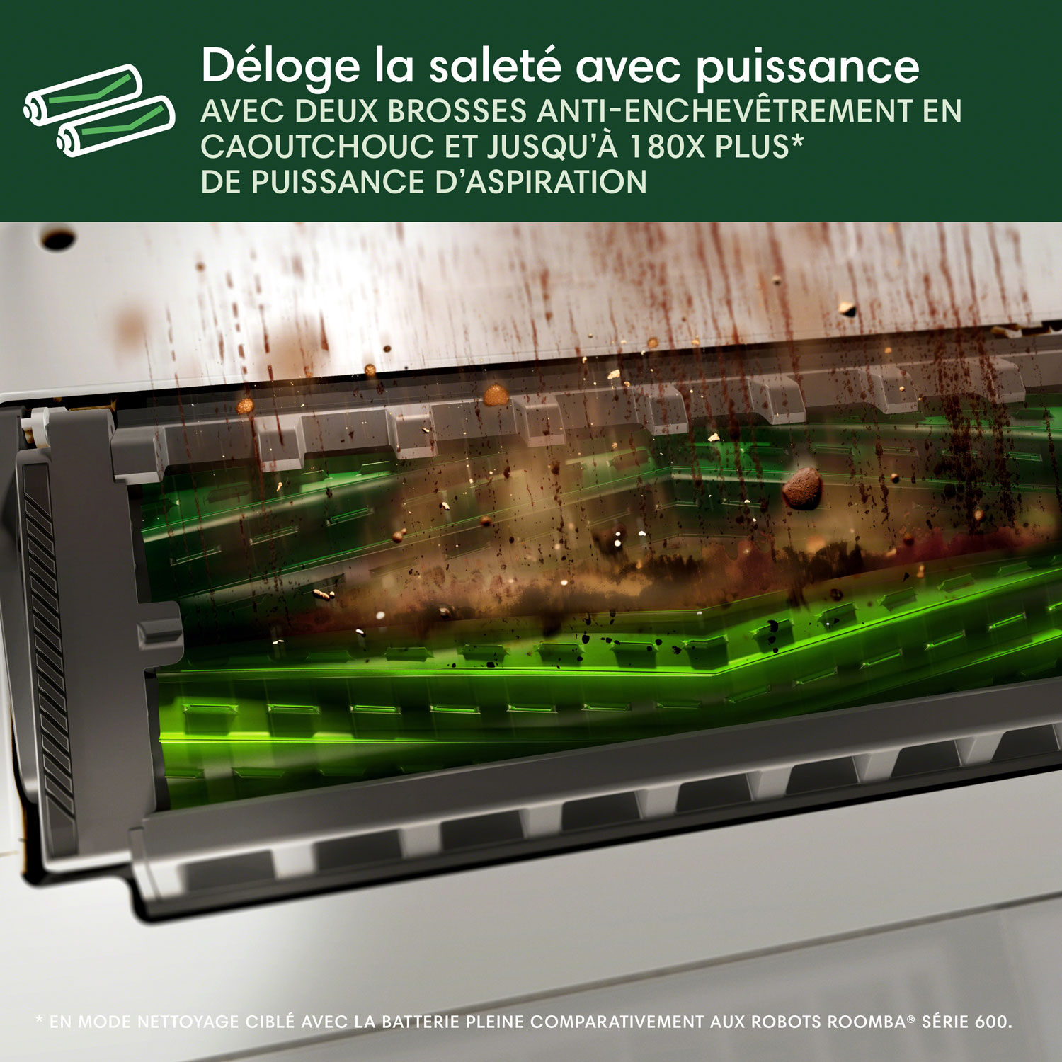 Aspirateur robot Roomba Max 705 Combo avec station AutoEmpty d'iRobot - Blanc