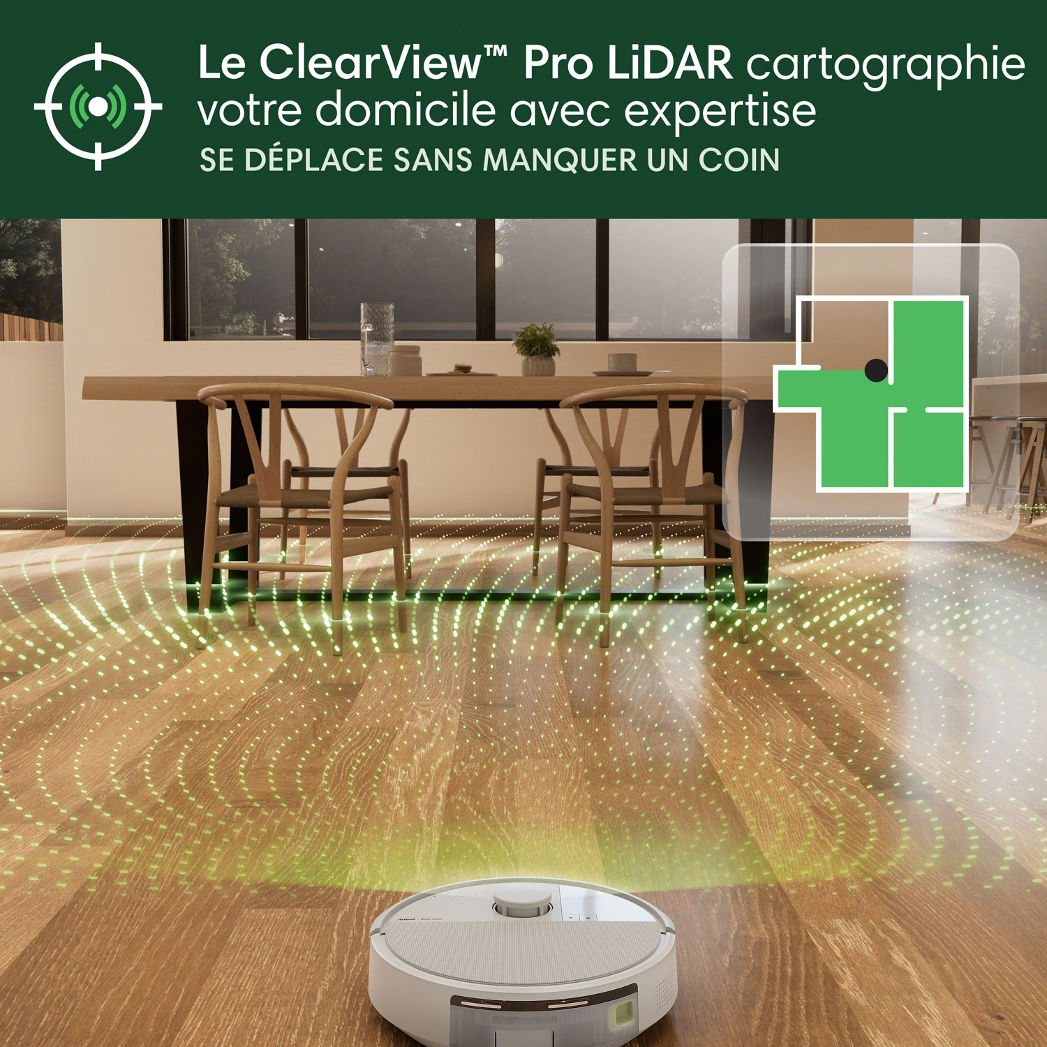 Aspirateur robot Roomba Max 705 Combo avec station AutoEmpty d'iRobot - Blanc