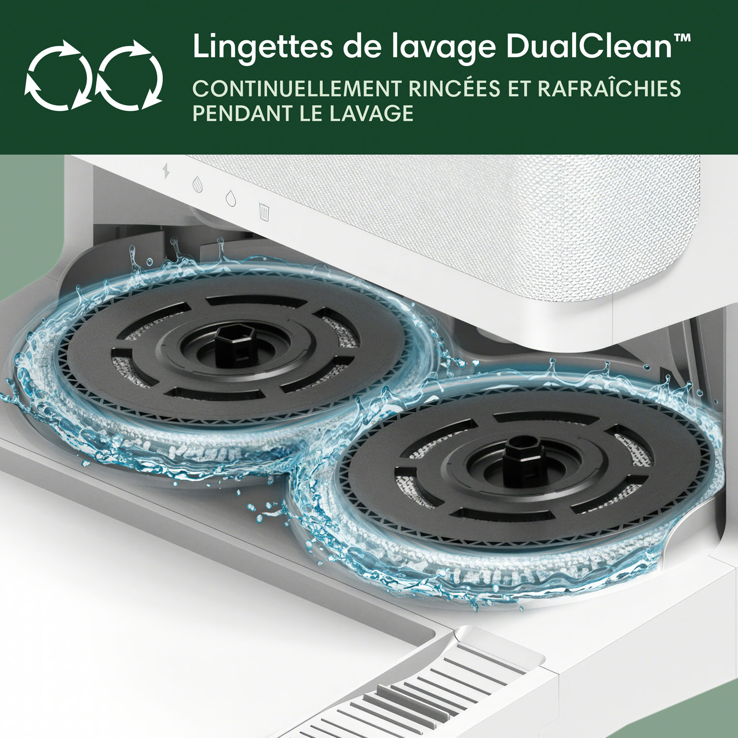 iRobot Roomba Plus 505 Combo Robot + AutoWash Dock Robot Vacuum - White