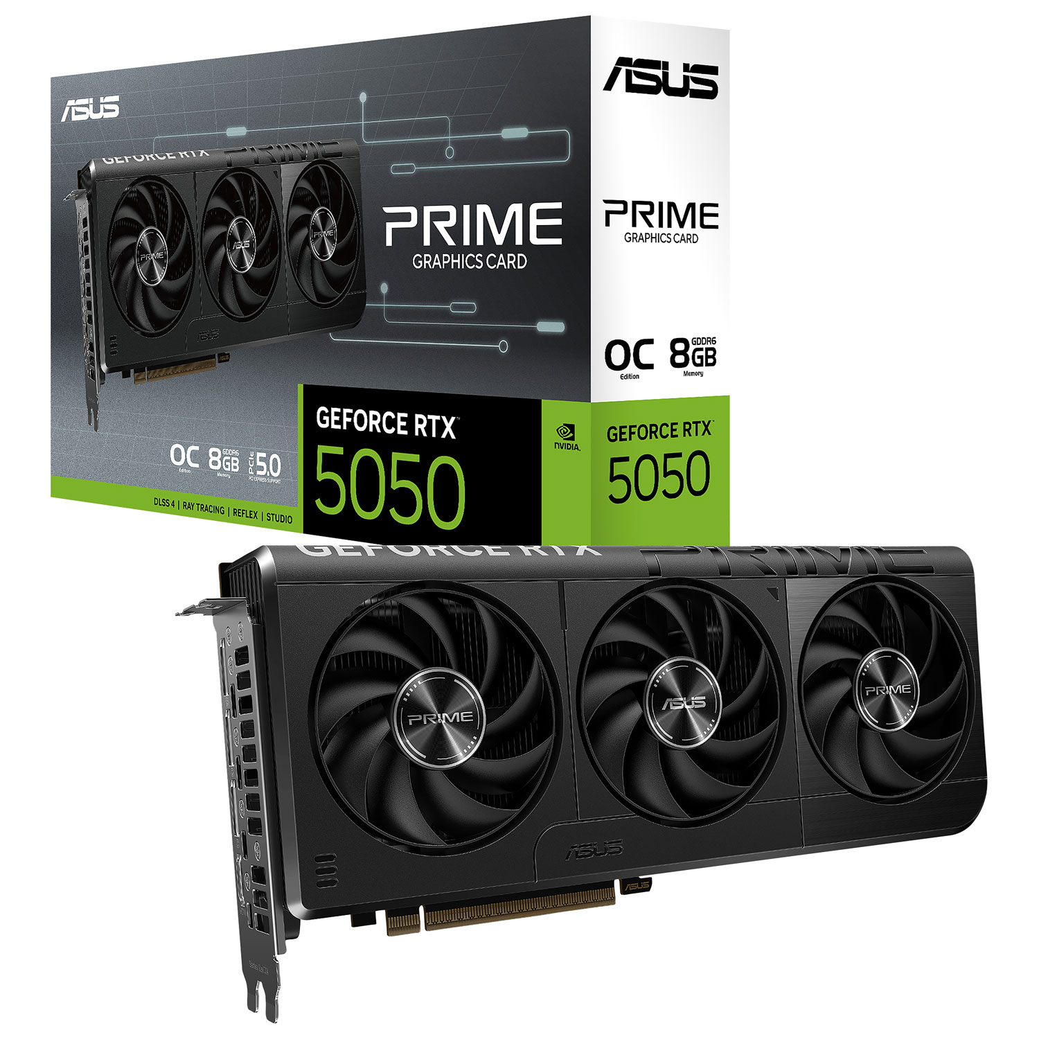 Carte graphique Prime GeForce RTX 5050 OC 8 Go GDDR6 d'ASUS