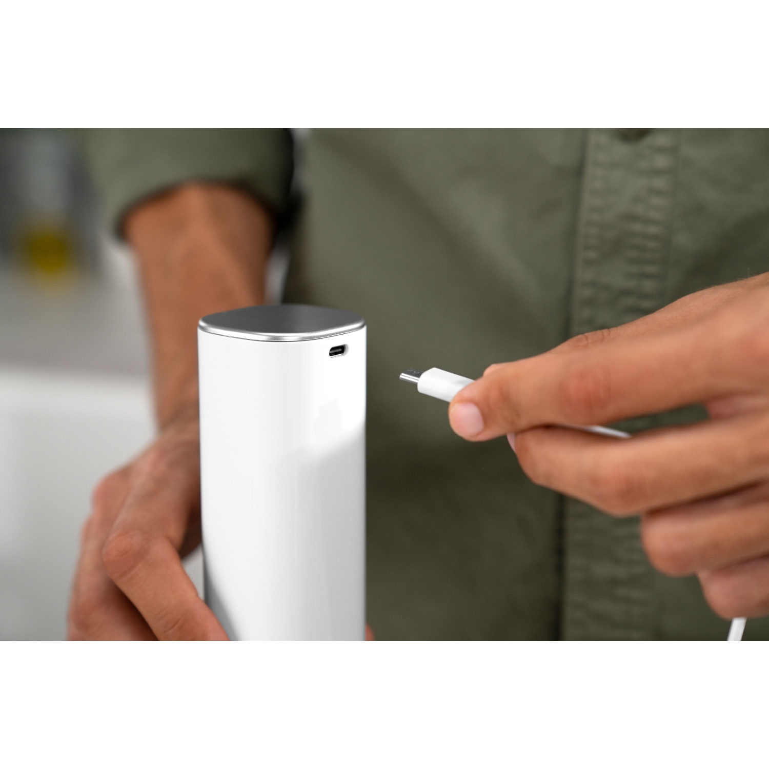 ZWILLING Enfinigy Electric Salt And Pepper Mill, White