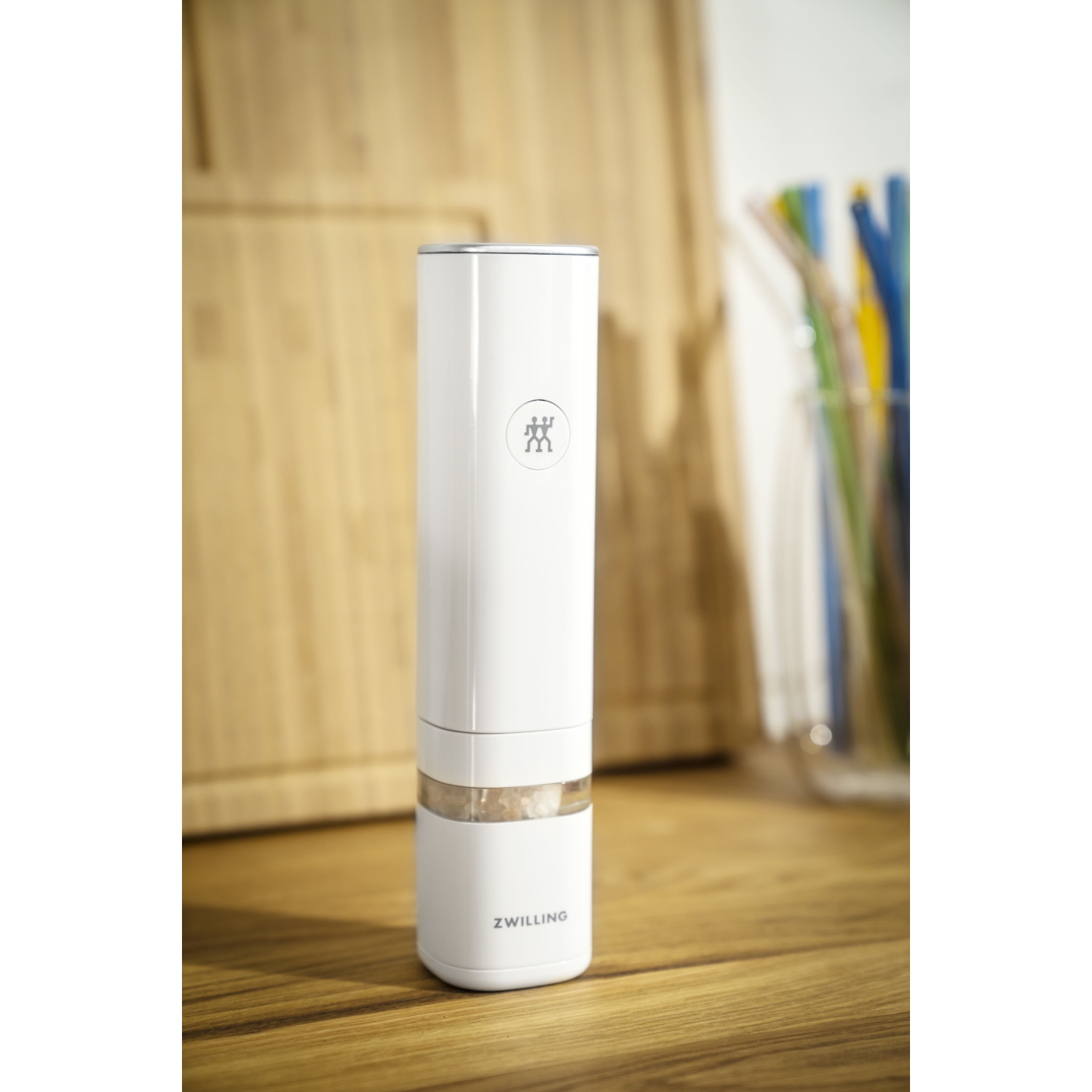 ZWILLING Enfinigy Electric Salt And Pepper Mill, White
