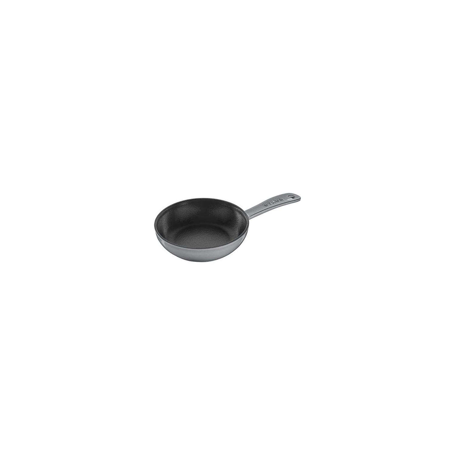 STAUB Pans 16 cm / 6.5 inch Cast Iron Frying Pan, Graphite-Grey