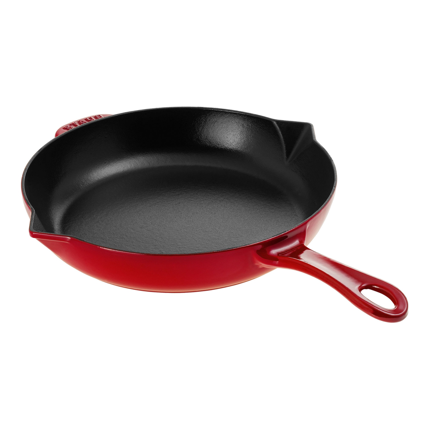 STAUB Pans 26 cm / 10 inch Cast Iron Frying Pan, Cherry