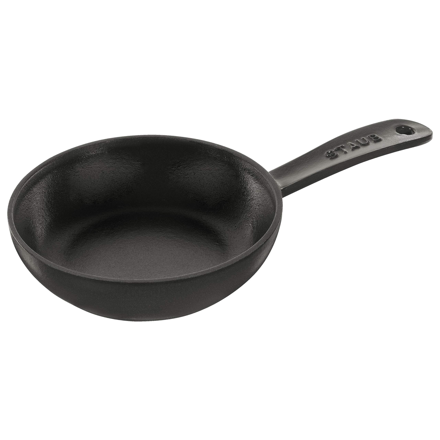 STAUB Pans 16 cm / 6.5 inch Cast Iron Frying Pan, Black