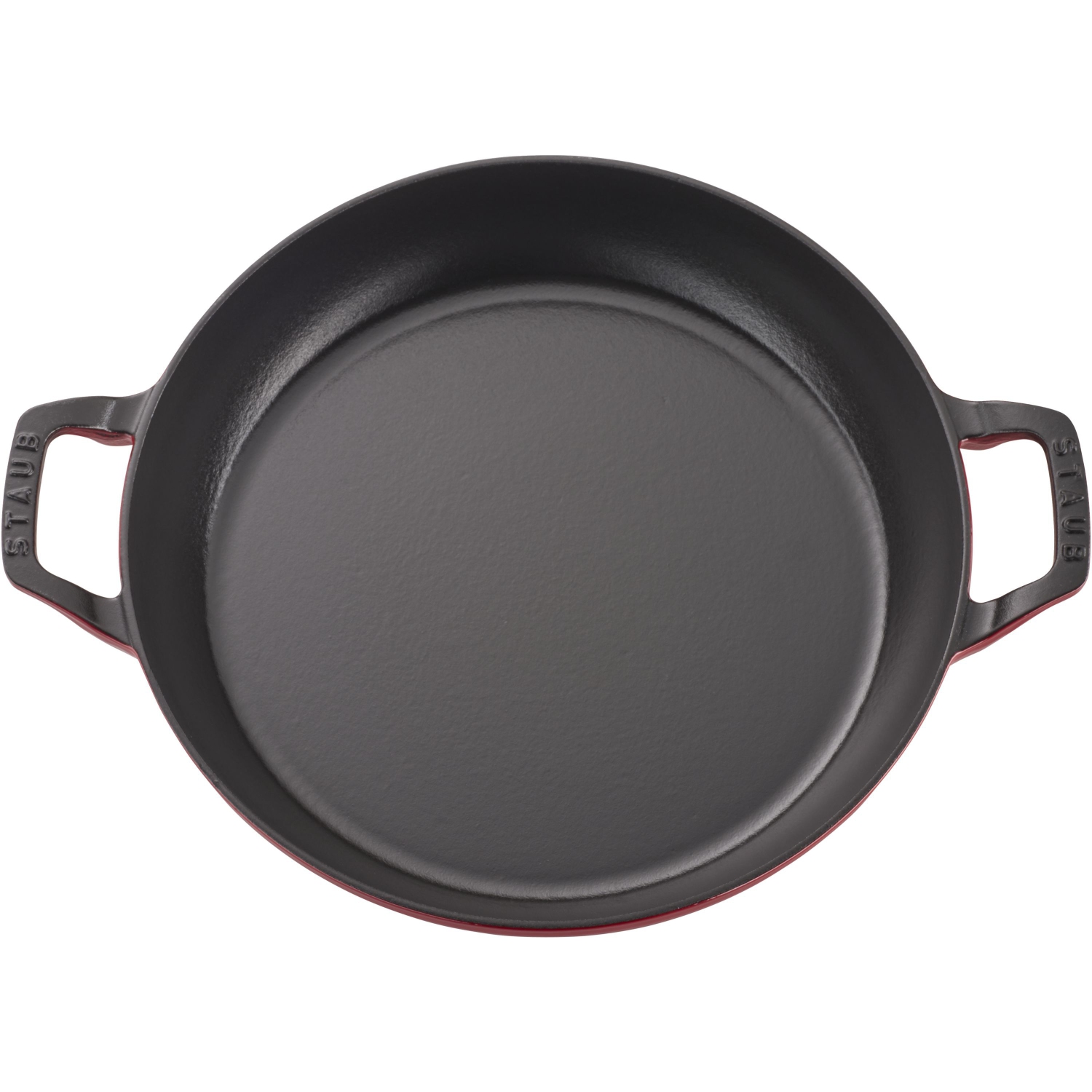STAUB – Braisière/sauteuse ronde en fonte 3,5 L, cerise