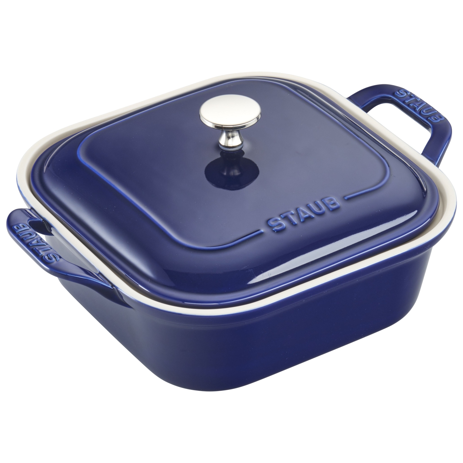Ensemble de plats de cuisson mixtes Ceramique de STAUB, bleu foncé, 4 pces