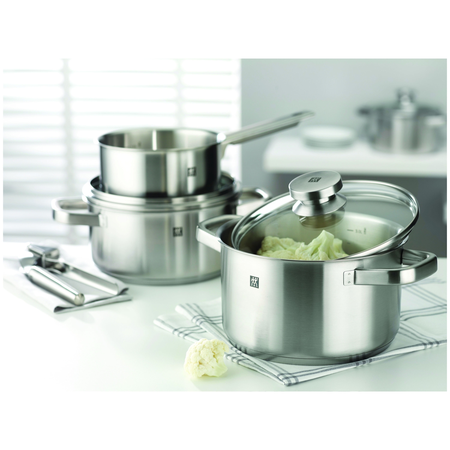 ZWILLING Joy Cookware Set, 12 Piece 18/10 Stainless Steel