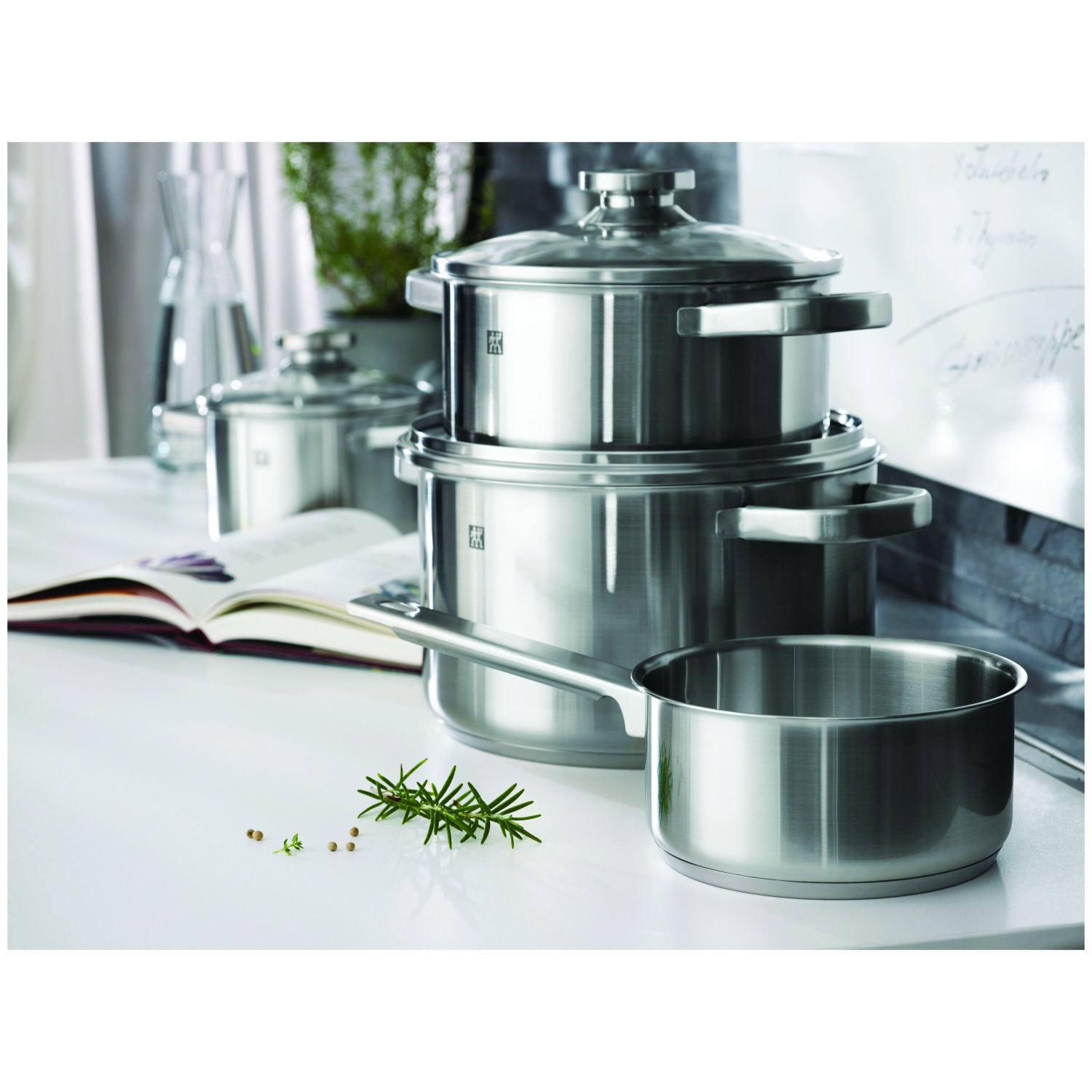 ZWILLING Joy Cookware Set, 12 Piece 18/10 Stainless Steel