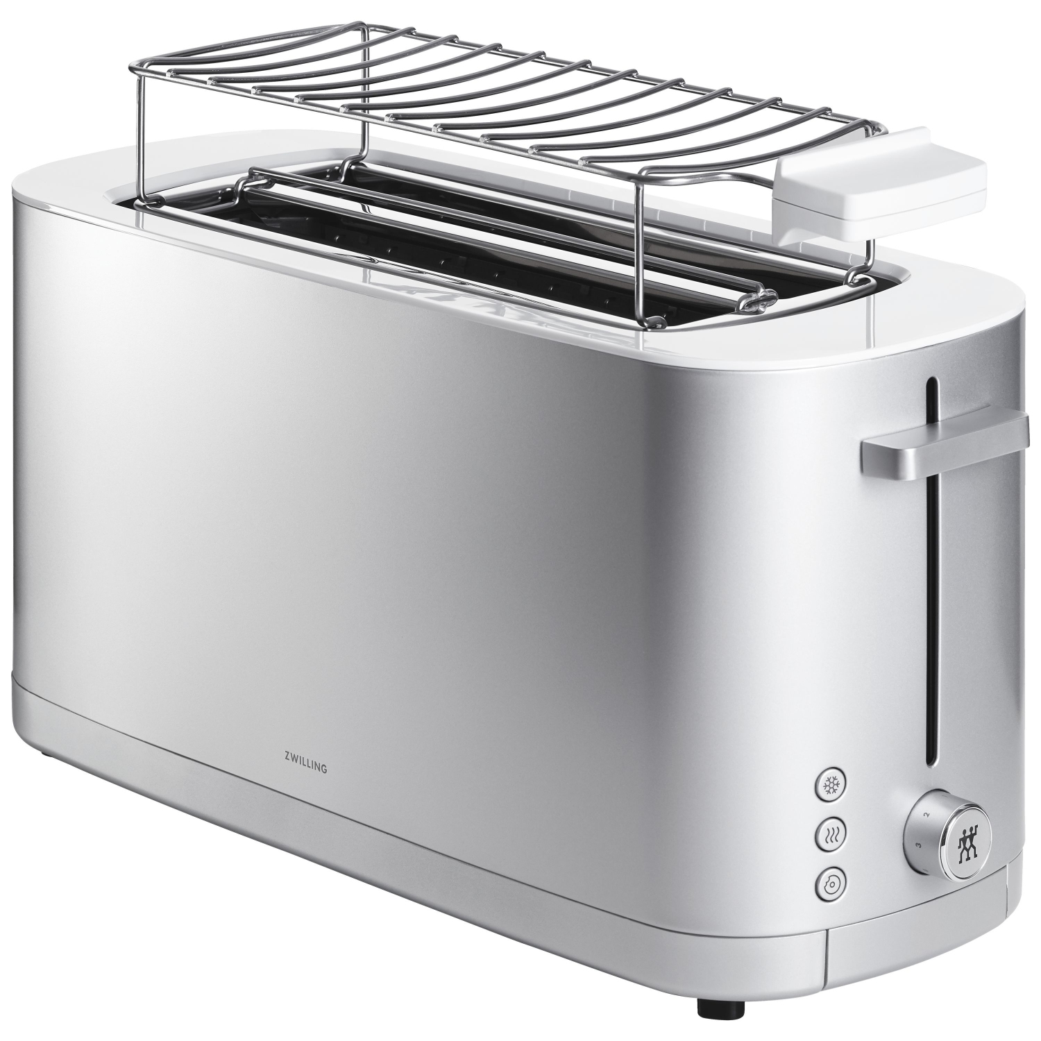ZWILLING Enfinigy Bun Warmer, 2 Long Slots, Silver