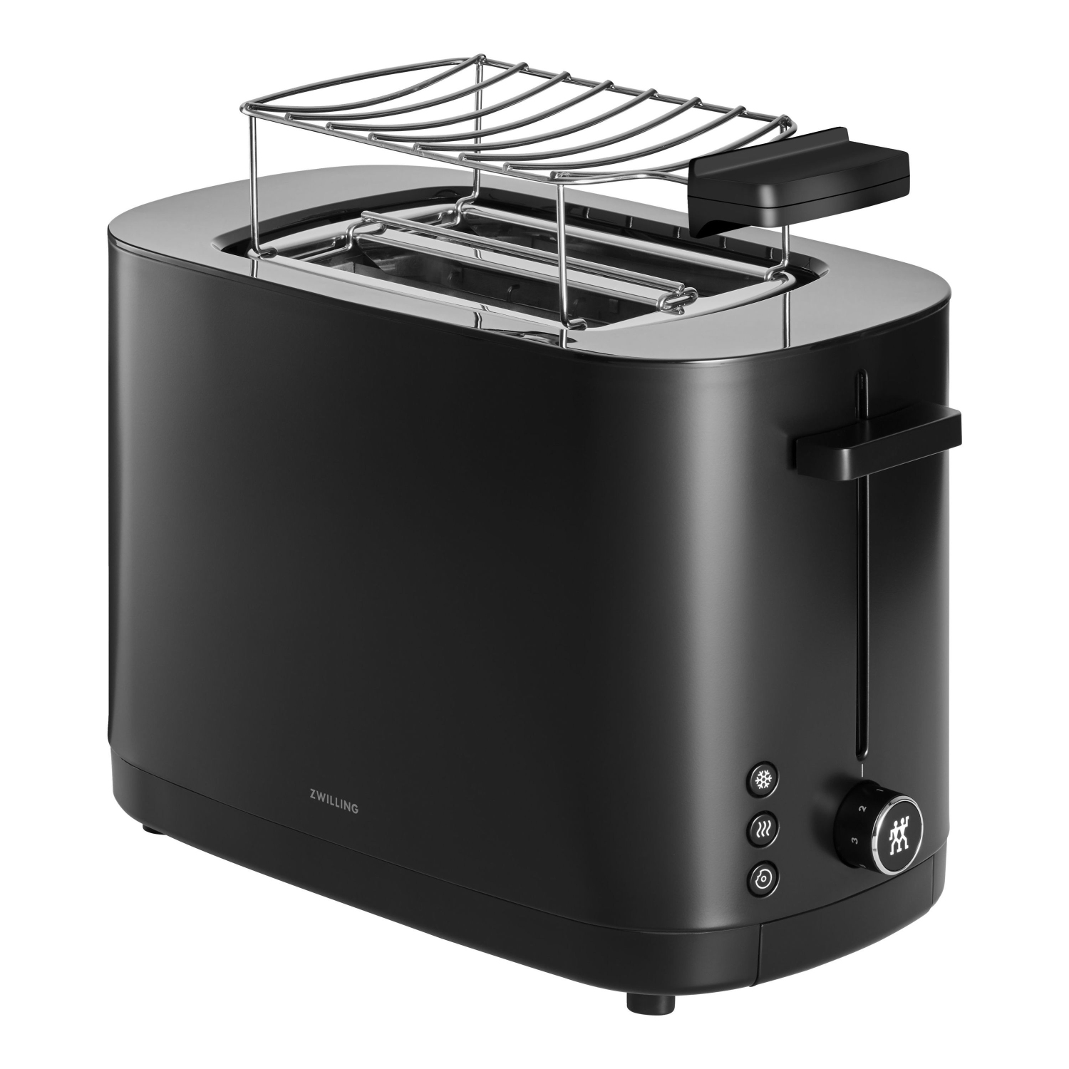 ZWILLING Enfinigy Bun Warmer, 2 Short Slots, Black