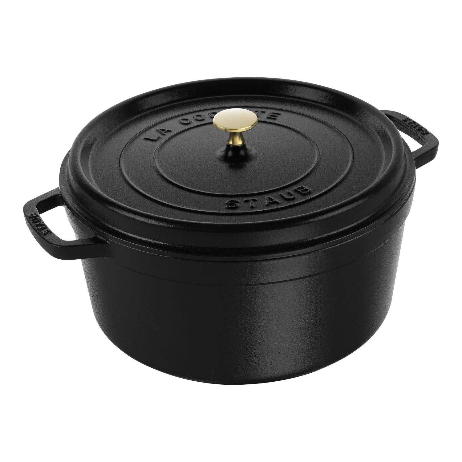 STAUB – Cocotte ronde en fonte La Cocotte 8,4&nbsp;L, noir