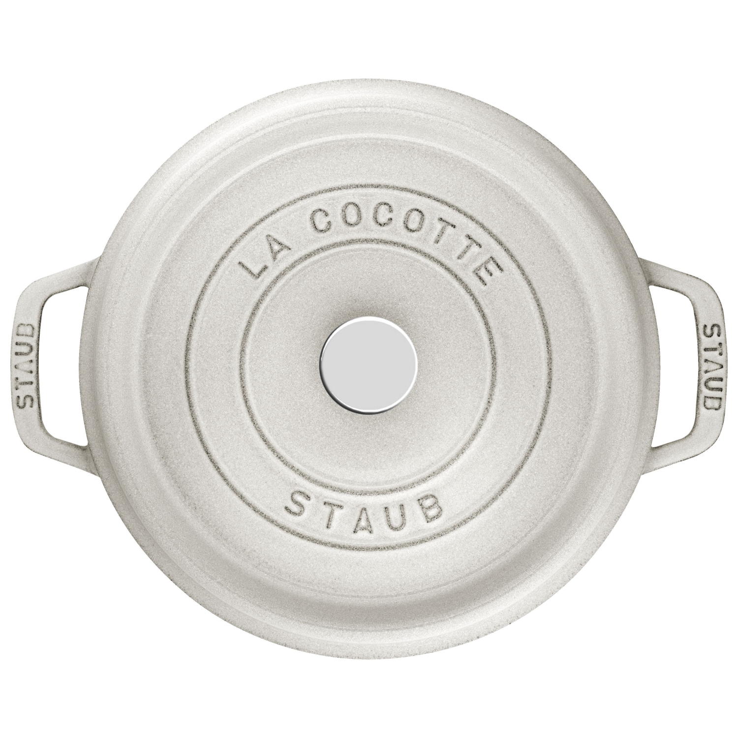STAUB La Cocotte 5,25&nbsp;L – Cocotte ronde en fonte, truffe blanche