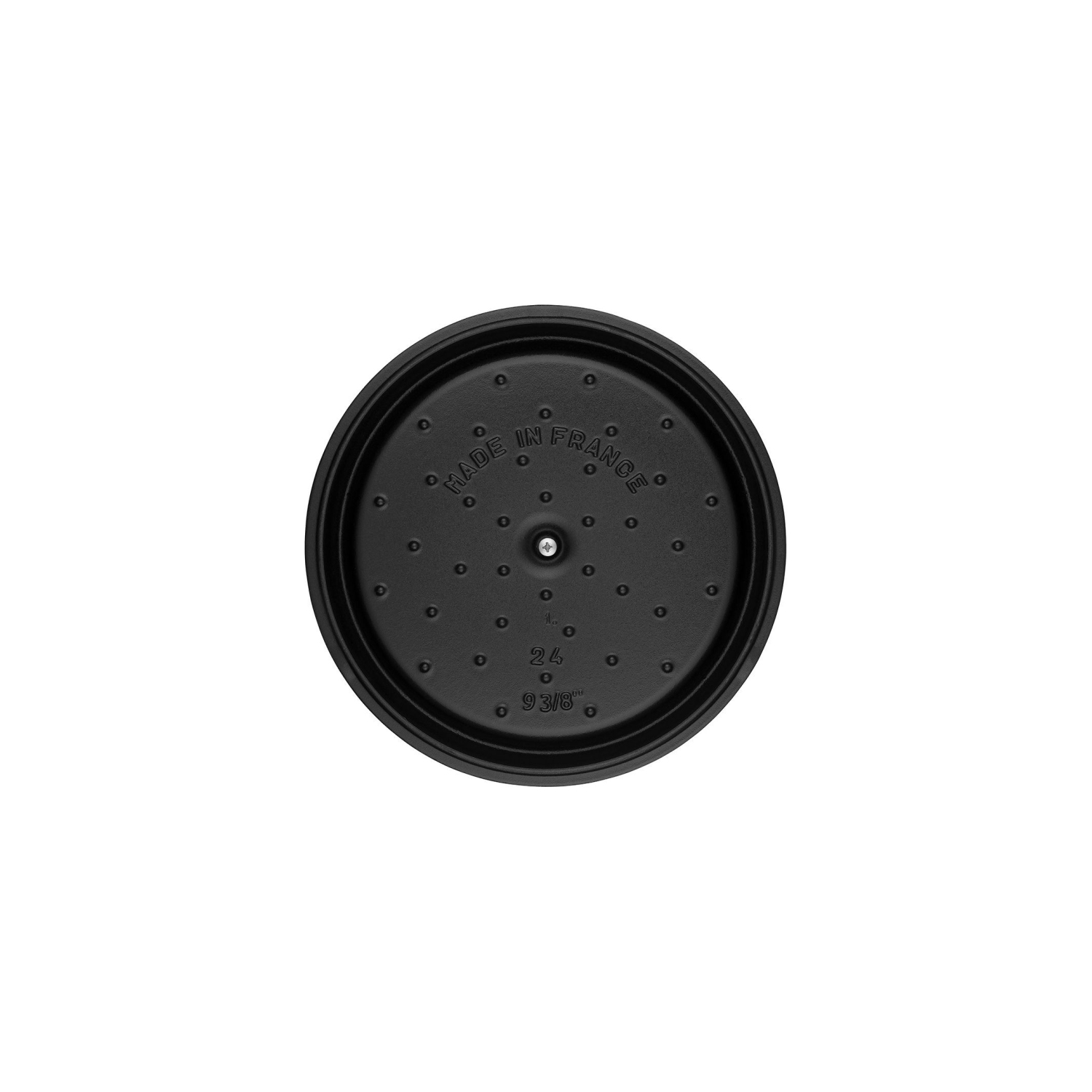STAUB – Cocotte ronde en fonte La Cocotte 3,7 L, noir