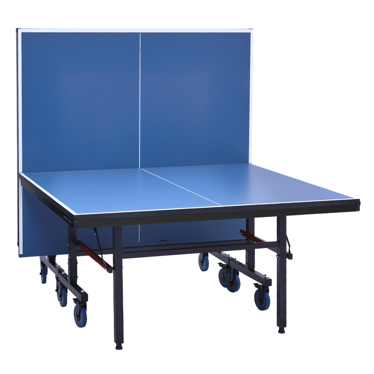 VEVOR 25mm Ping Pong Table, Professional Table Tennis Game, Indoor MDF Portable Table Tennis Table, Ping Pong Table with Quick Clamp Net and Lockable