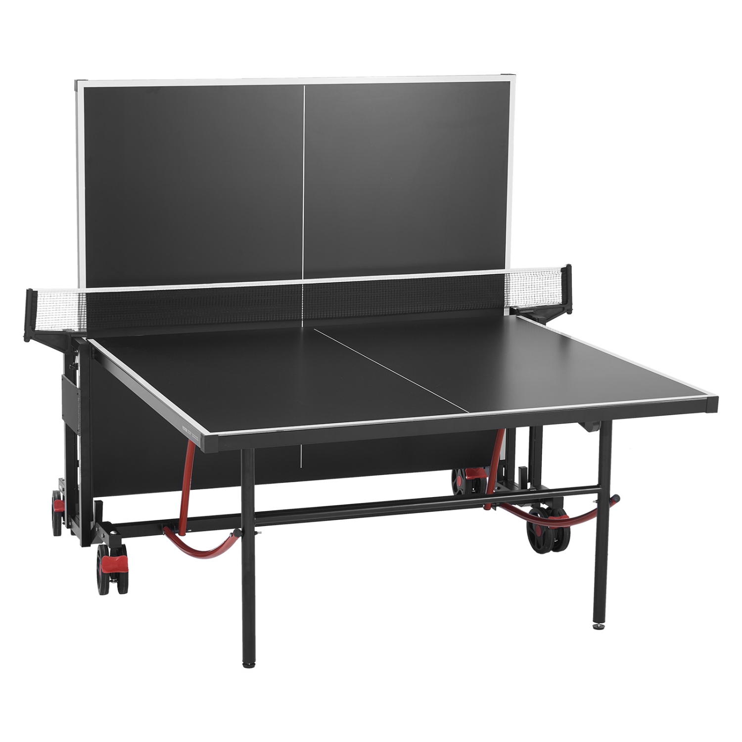 VEVOR Ping Pong Table, Professional Table Tennis Game, Indoor/Outdoor All Weather Aluminum Table Tennis Table, Foldable Table with Clamp Net &