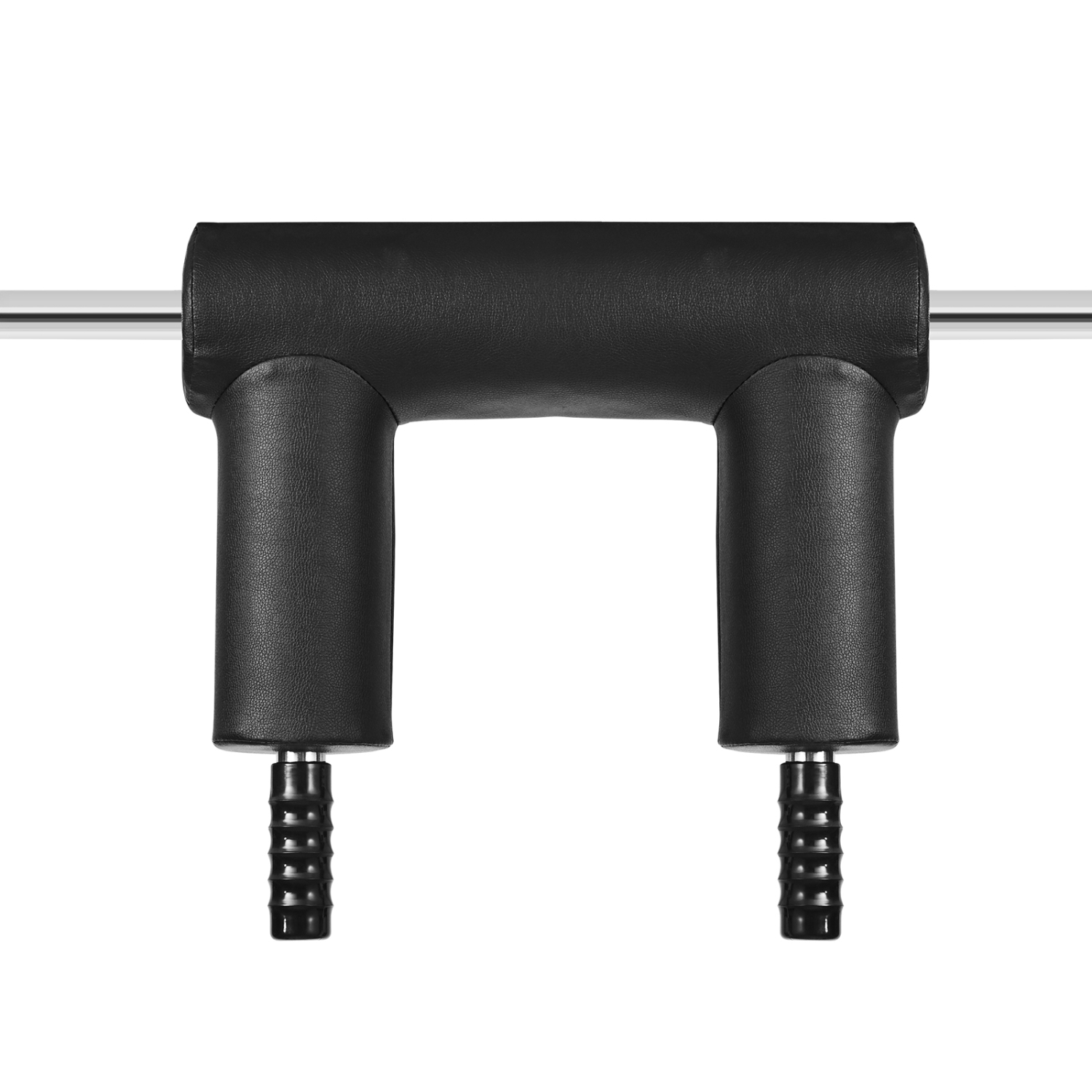 VEVOR 1,500 LBS Safety Squat Bar, Safety Squat Bar Attachment with Shoulder and Arm Pads, 32mm Diameter Weight Bar, Ideal for Front Squats, Lunges,