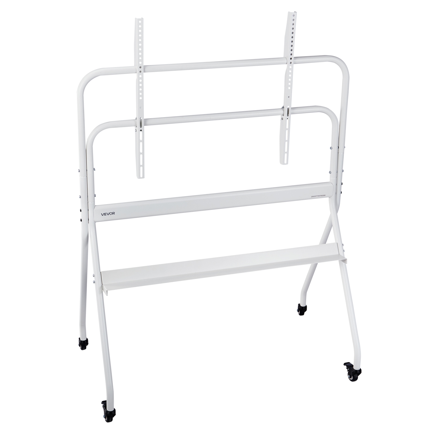 VEVOR 198 lbs L.C. Rolling TV Stand, Mobile TV Cart for 35-100in LED/LCD/OLED Flat/Curved TVs, Handy Stand with Wheels, for Living