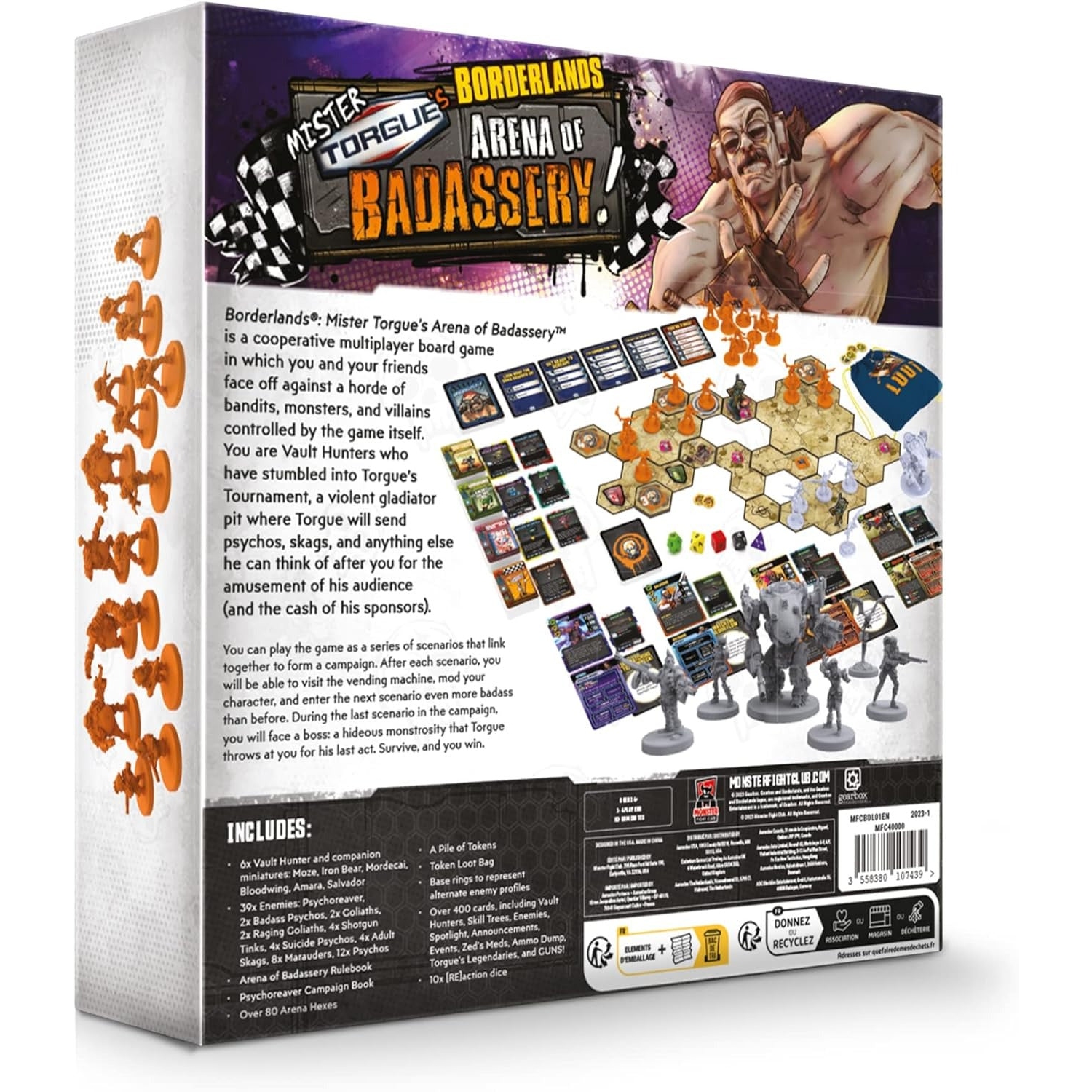 Extension Borderlands: L'arène de Badasercy de Mister Torgue! [Jeu de société, 1-4 à 6 joueurs]