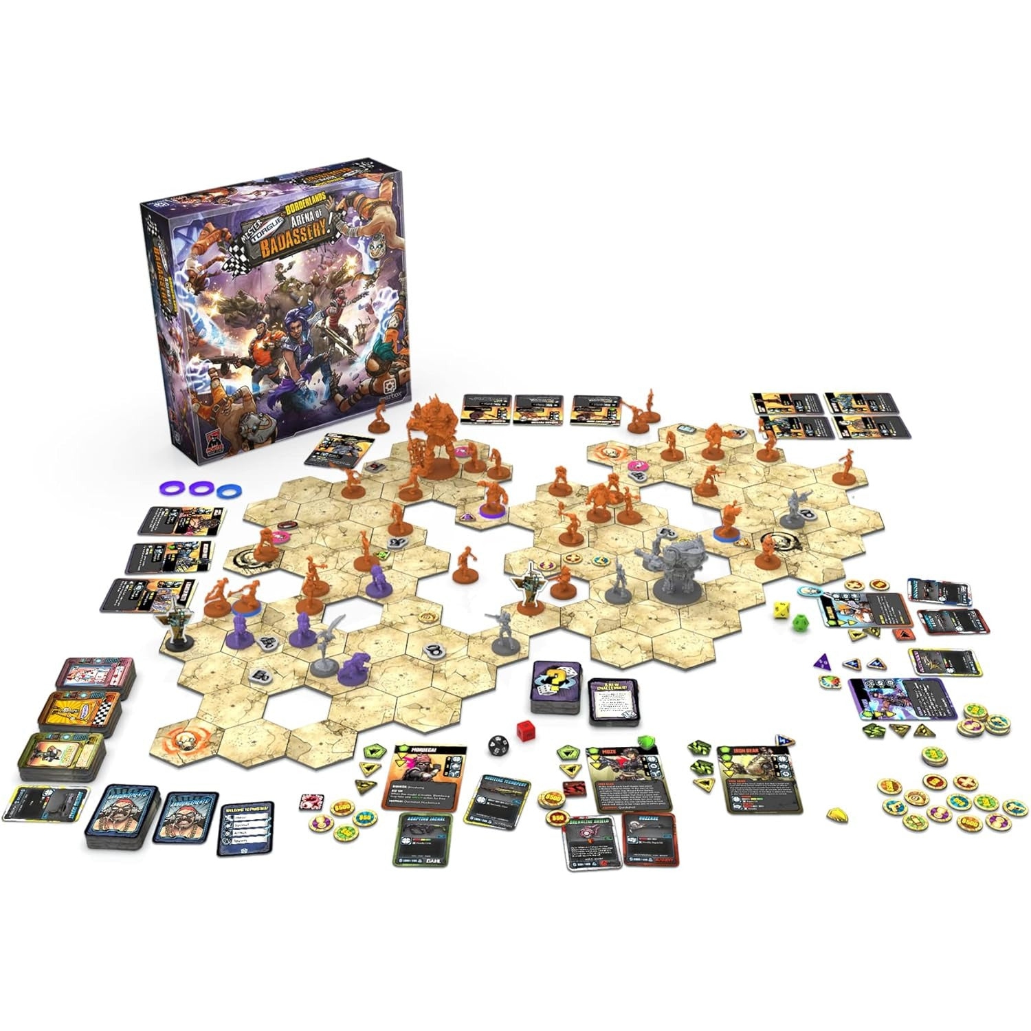 Extension Borderlands: L'arène de Badasercy de Mister Torgue! [Jeu de société, 1-4 à 6 joueurs]