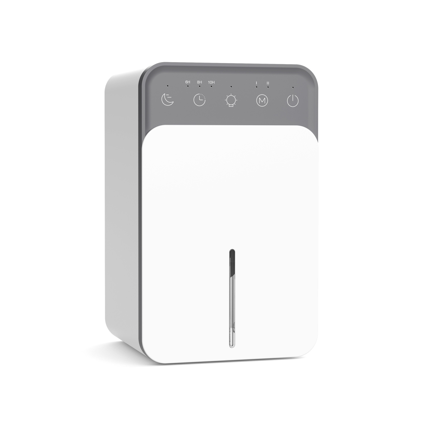 Portable Dehumidifier with LED Display, Auto Shut-off and Quiet Operation for Humidity Control in Home, Basement and Bathroom