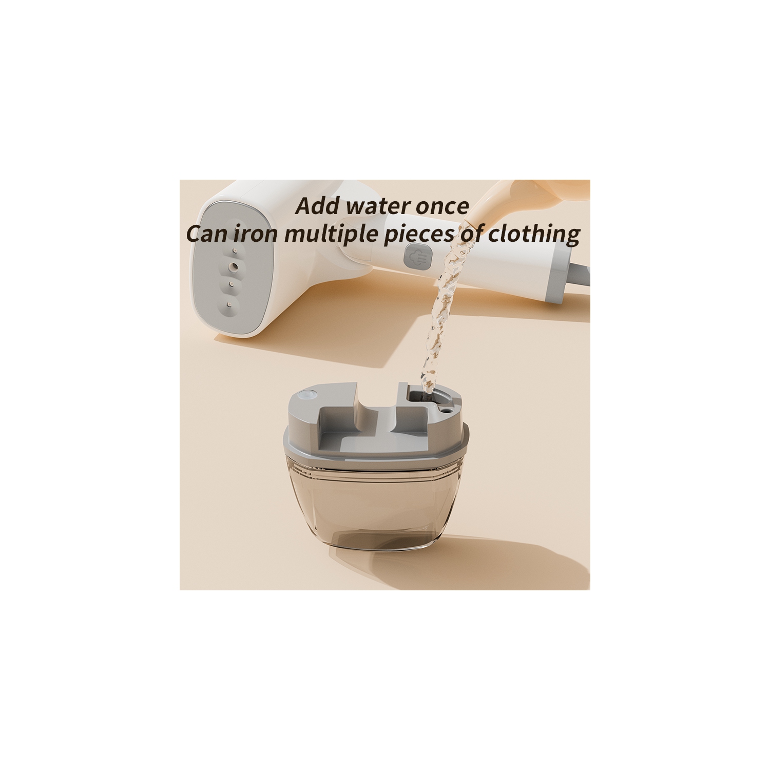 Garment Steamer - 1300W Powerful Steamer for Clothes, Home & Travel Use, Horizontal & Vertical Steaming, 20s Heat-up, Foldable Steam Iron