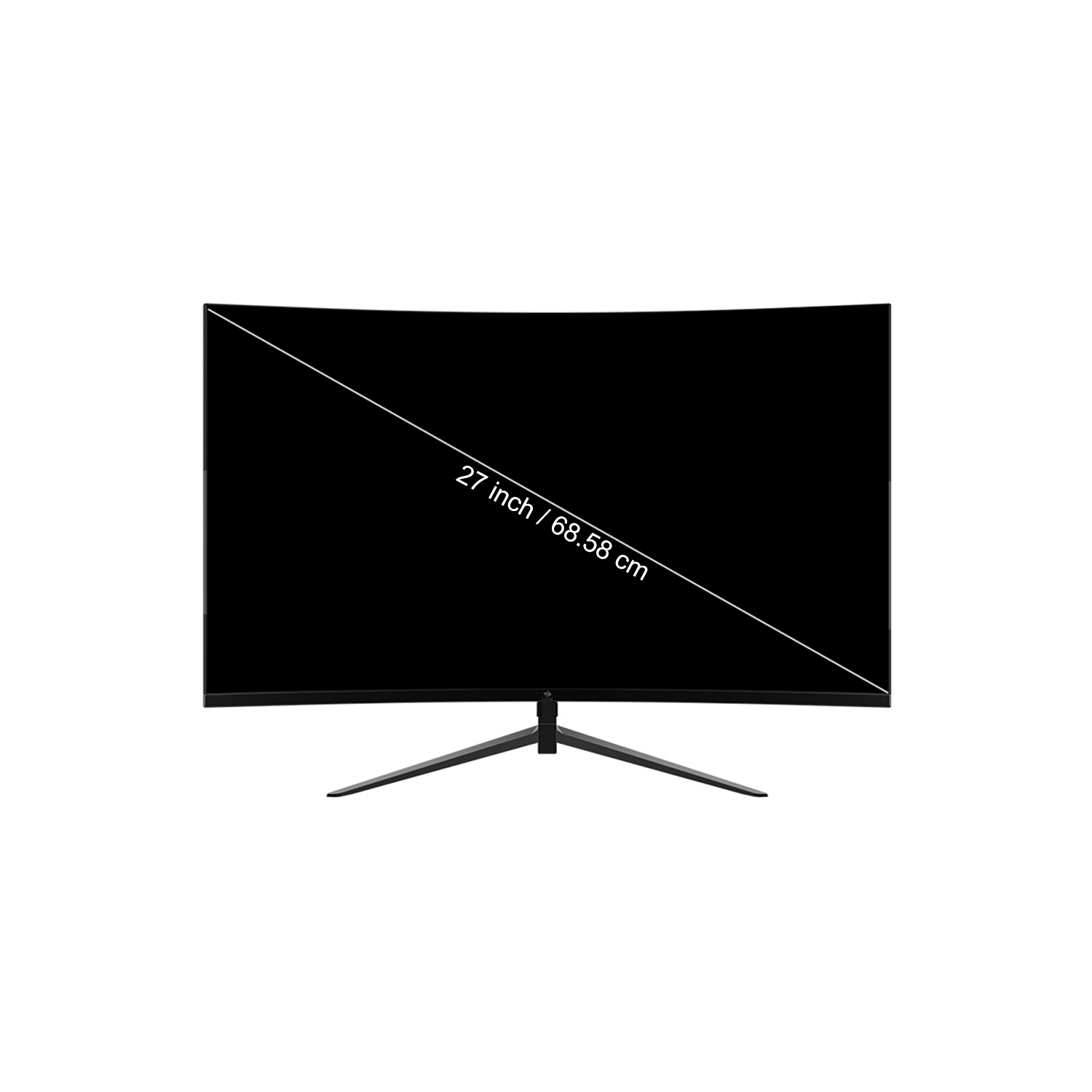 Moniteur de jeu incurvé 1&nbsp;ms 280&nbsp;Hz HD intégrale 1080p 1920 x 1080 de 27&nbsp;po, 2 ports HDMI, 2 port DP