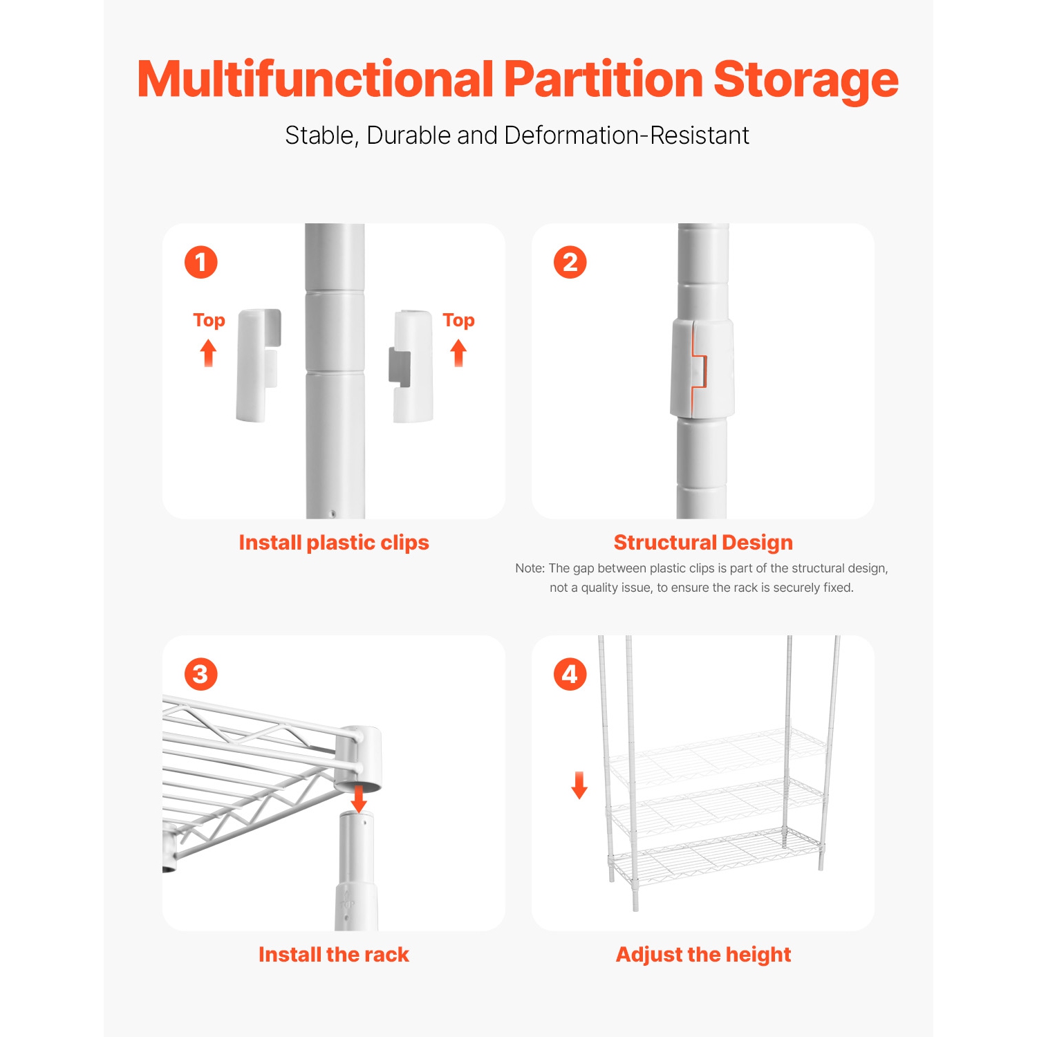 VEVOR 3 Tiers Over Washer and Dryer Storage Shelf, Laundry Room Drying Rack with Hanger Rod and Hooks, Single Row Adjustable Washer Shelves Space