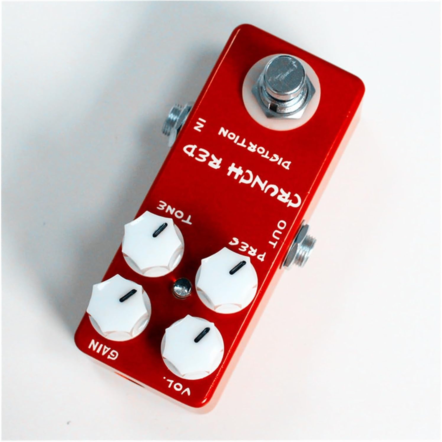 Guitar distortion effects pedal | Four-knob precision control | True bypass design | Full metal body | Suitable for beginners to professionals