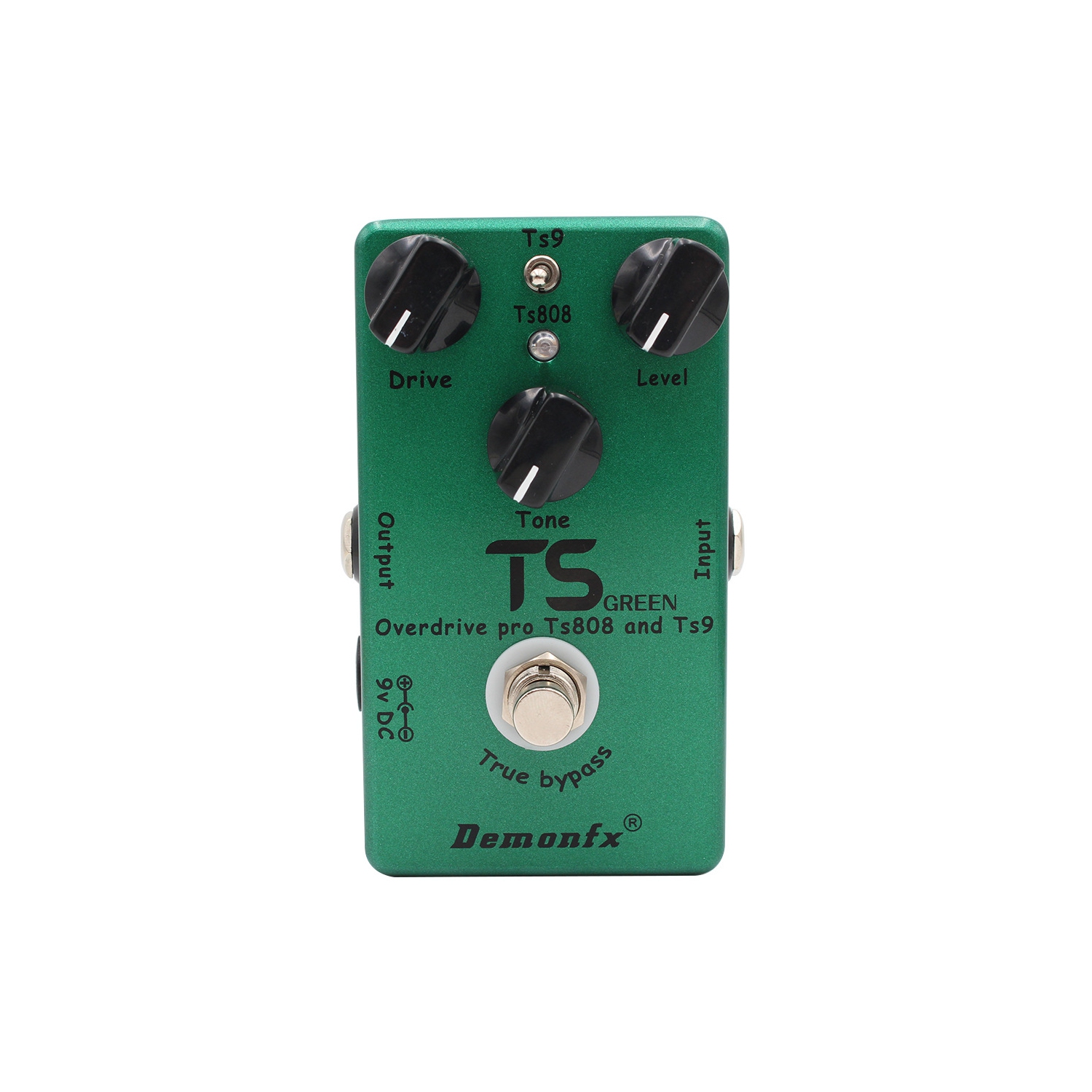 Guitar Effects Pedal, Adjustable Effects Pedal Tube Screamer Overdrive Processor with Classic Distortion Tone Effect for Guitar and Bass