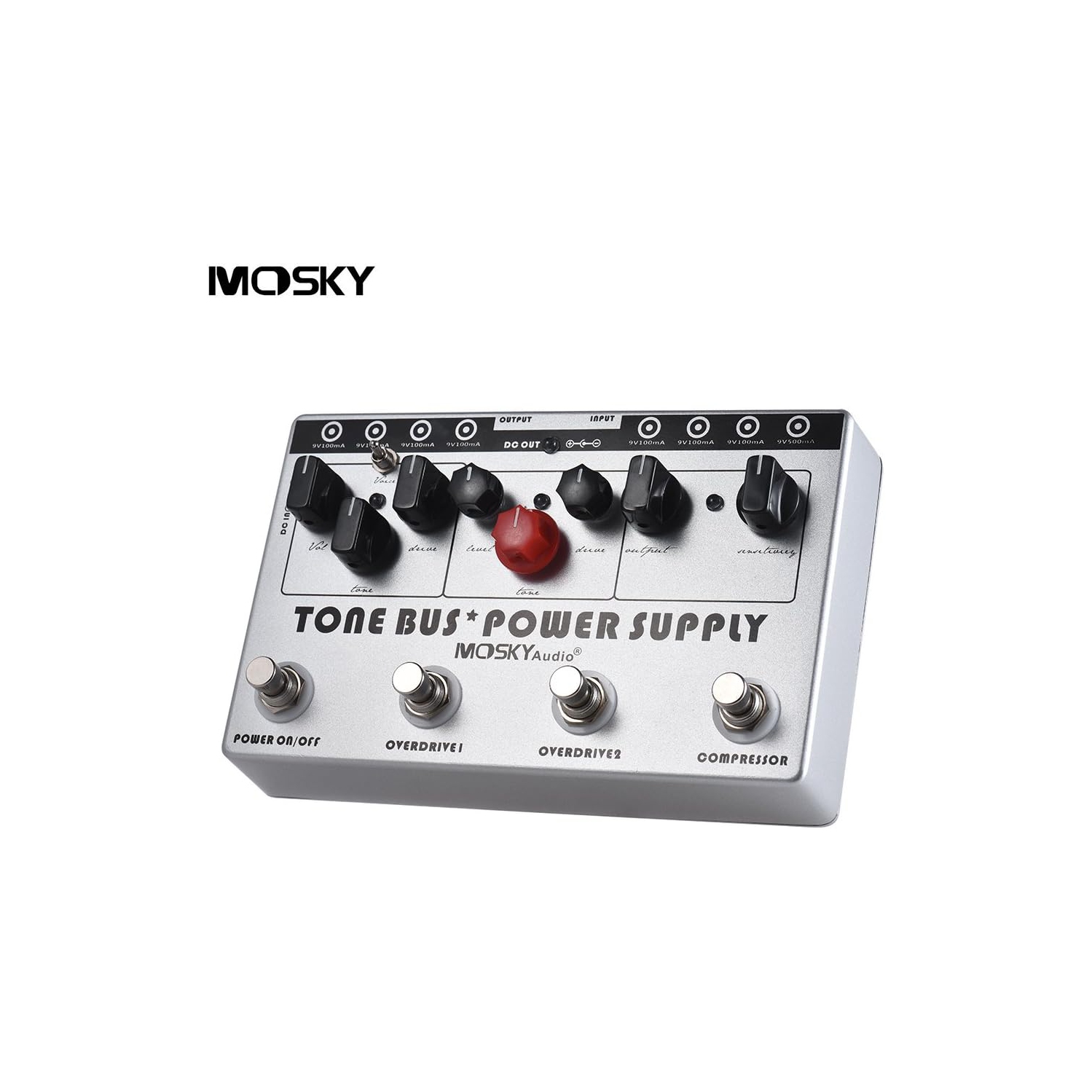 3-in-1 professional guitar effects + power supply system | Compression + double overload | 8 independent power supplies | Recording-grade tone chain