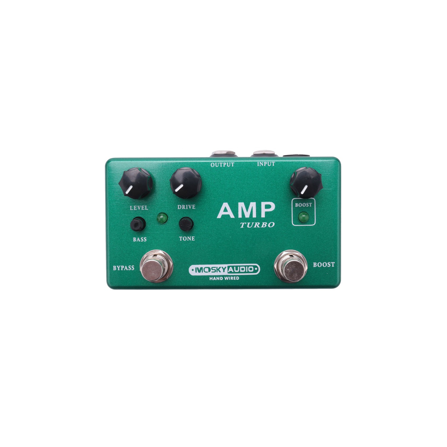 3-in-1 multifunctional guitar effects pedal｜Overdrive/boost/preamp｜Dual channel independent switching｜All-metal portable body