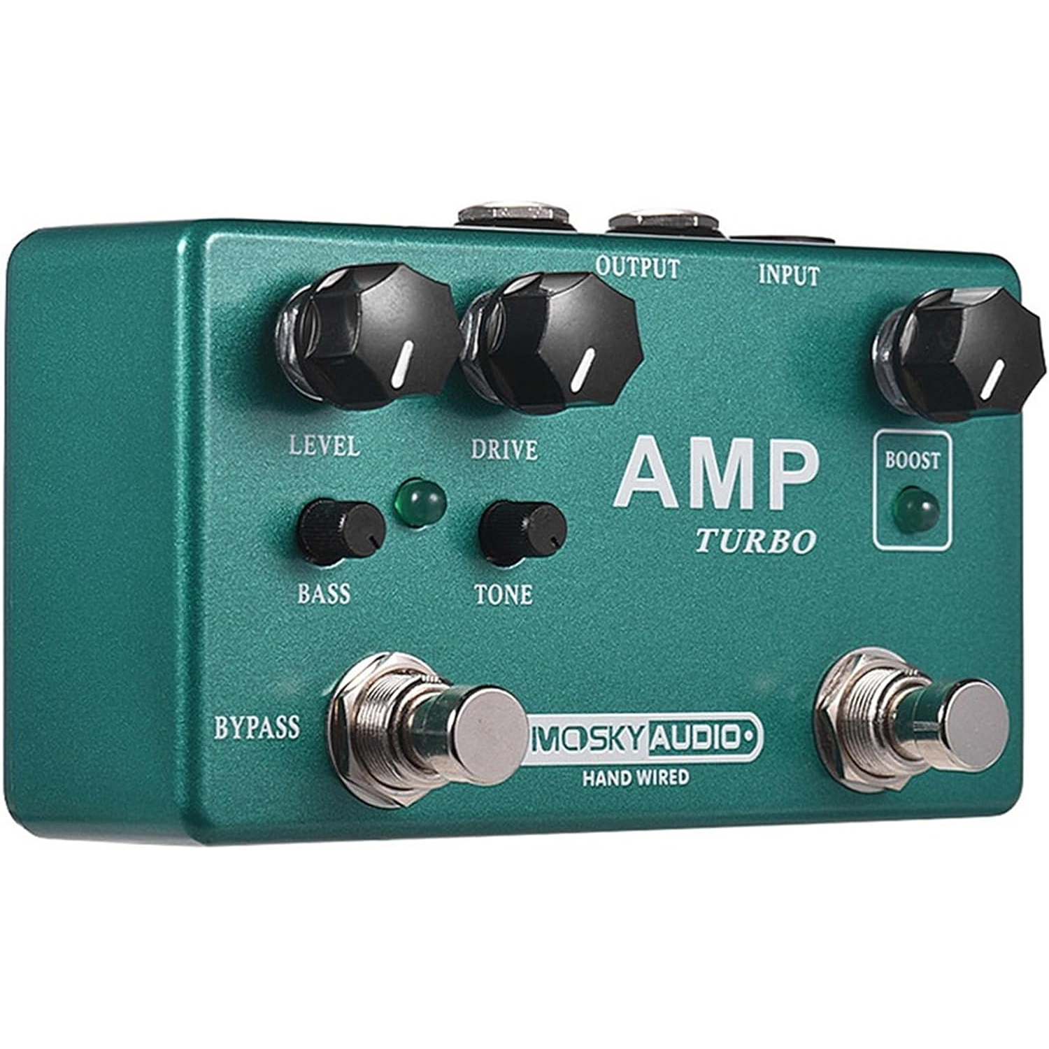 3-in-1 multifunctional guitar effects pedal｜Overdrive/boost/preamp｜Dual channel independent switching｜All-metal portable body