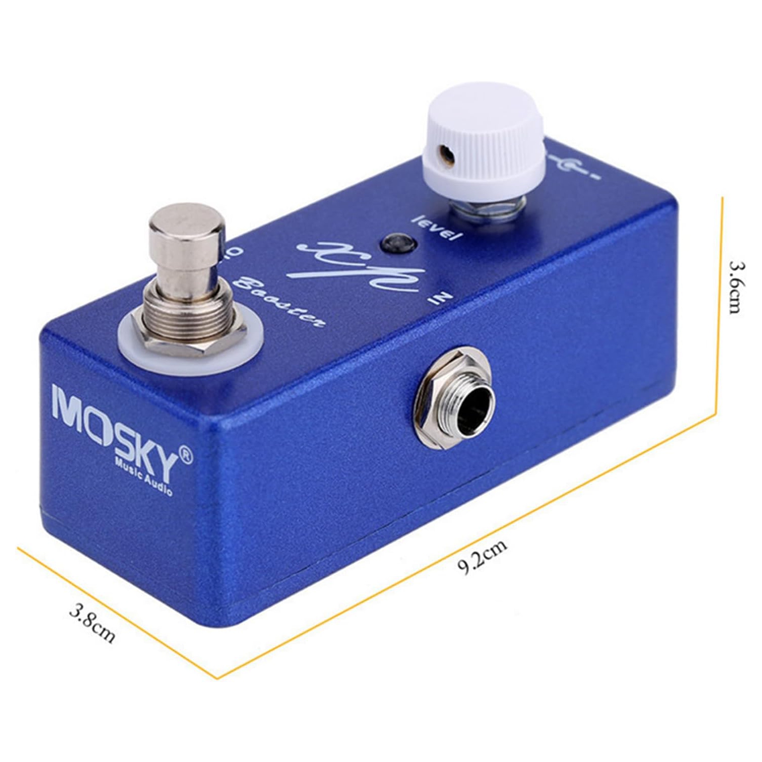 XP Pure Tone Enhanced Guitar Effects - 20dB Gain Full Metal Case, Single Knob Control + Band DIP Switch