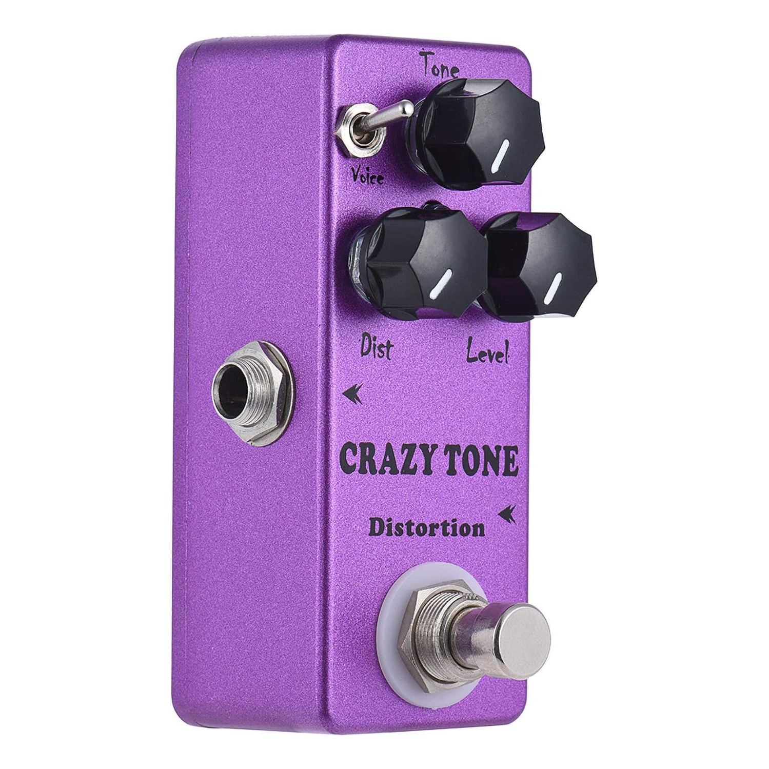 Mini guitar effects pedal, distortion guitar effects pedal - portable true bypass, suitable for live performance/recording/practice