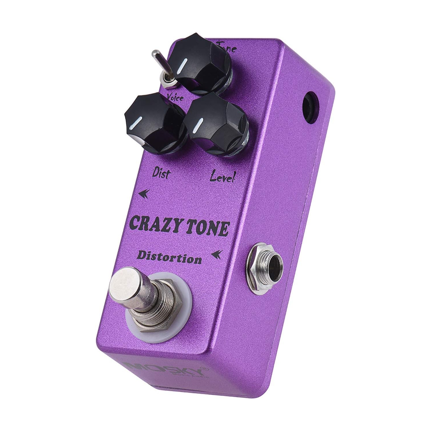 Mini guitar effects pedal, distortion guitar effects pedal - portable true bypass, suitable for live performance/recording/practice