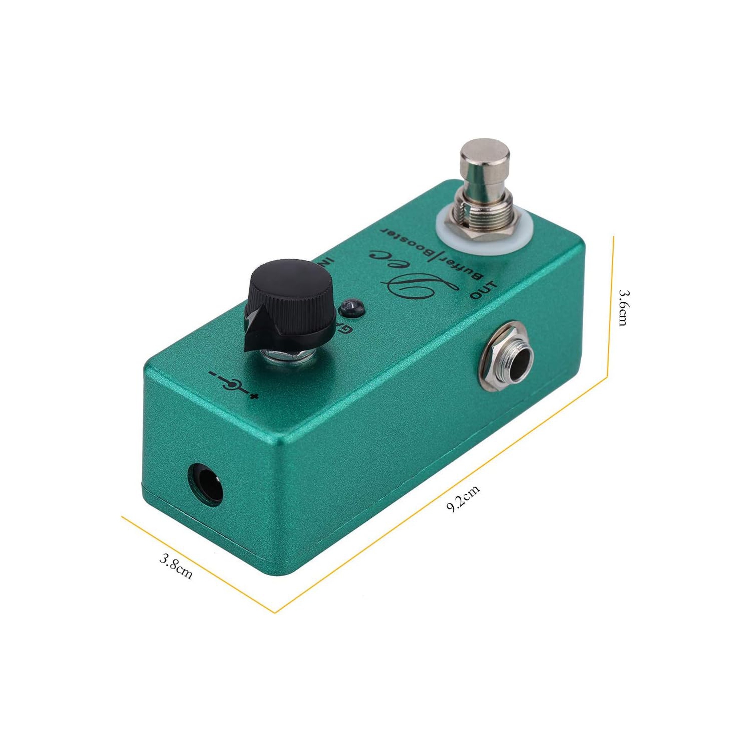 Pure sound enhancement guitar effects pedal - one-touch switching between buffer/boost mode Full metal housing Single knob control