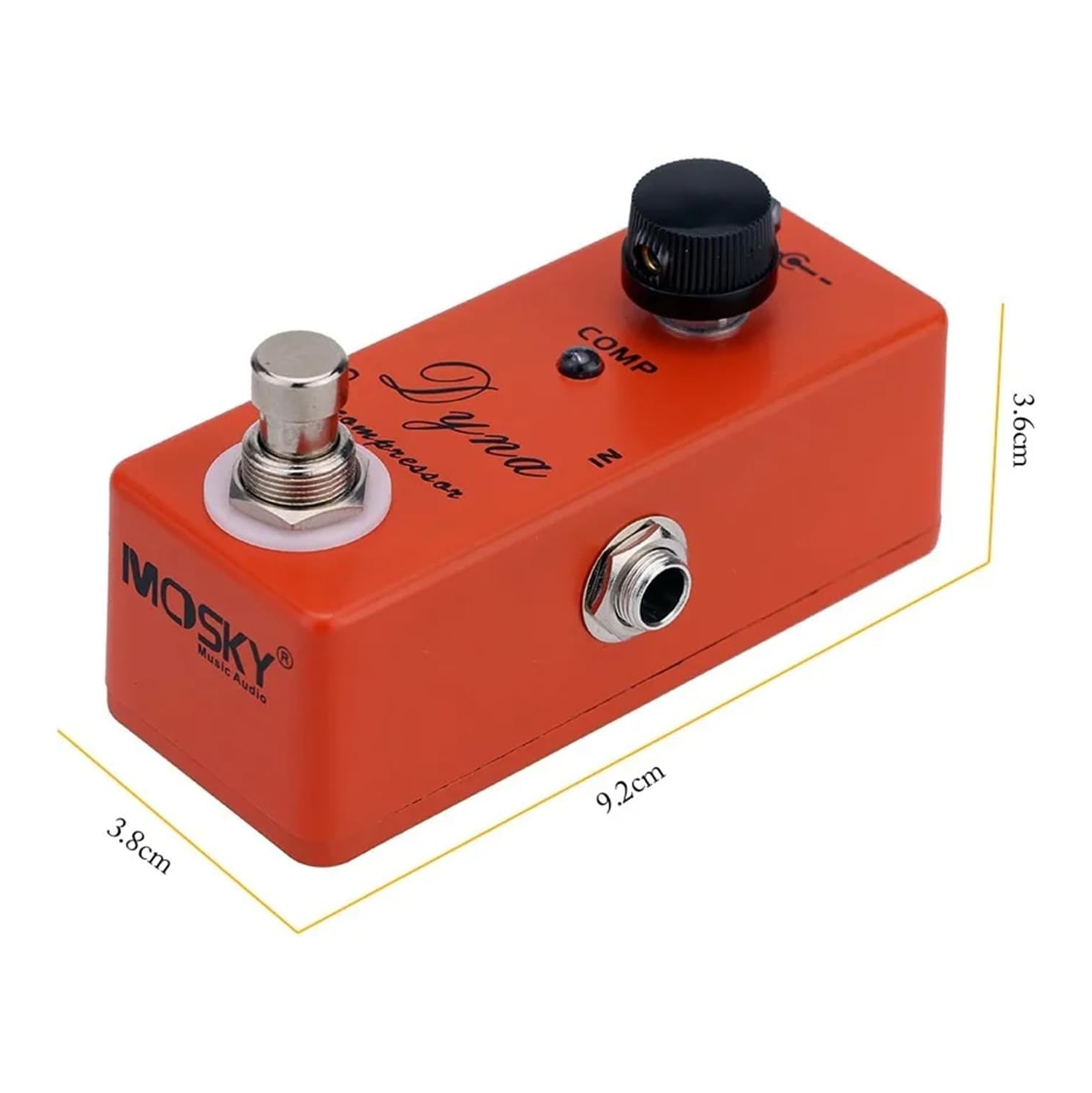 Mini Compression Guitar Effects - Lightweight Design Single Knob Sensitive Adjustment True Bypass Lossless Tone