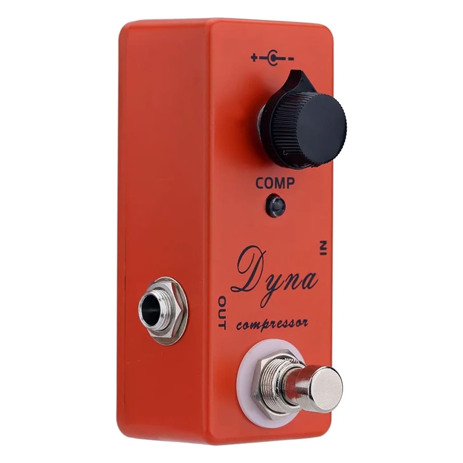 Mini Compression Guitar Effects - Lightweight Design Single Knob Sensitive Adjustment True Bypass Lossless Tone