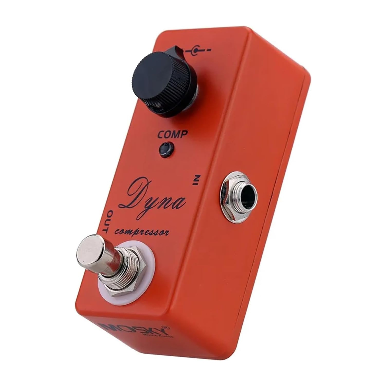 Mini Compression Guitar Effects - Lightweight Design Single Knob Sensitive Adjustment True Bypass Lossless Tone