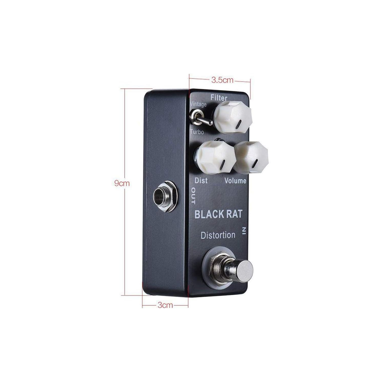 Dual-mode distortion guitar effects pedal - Classic mouse sound / Turbo mouse sound switch Full analog circuit Mini metal body