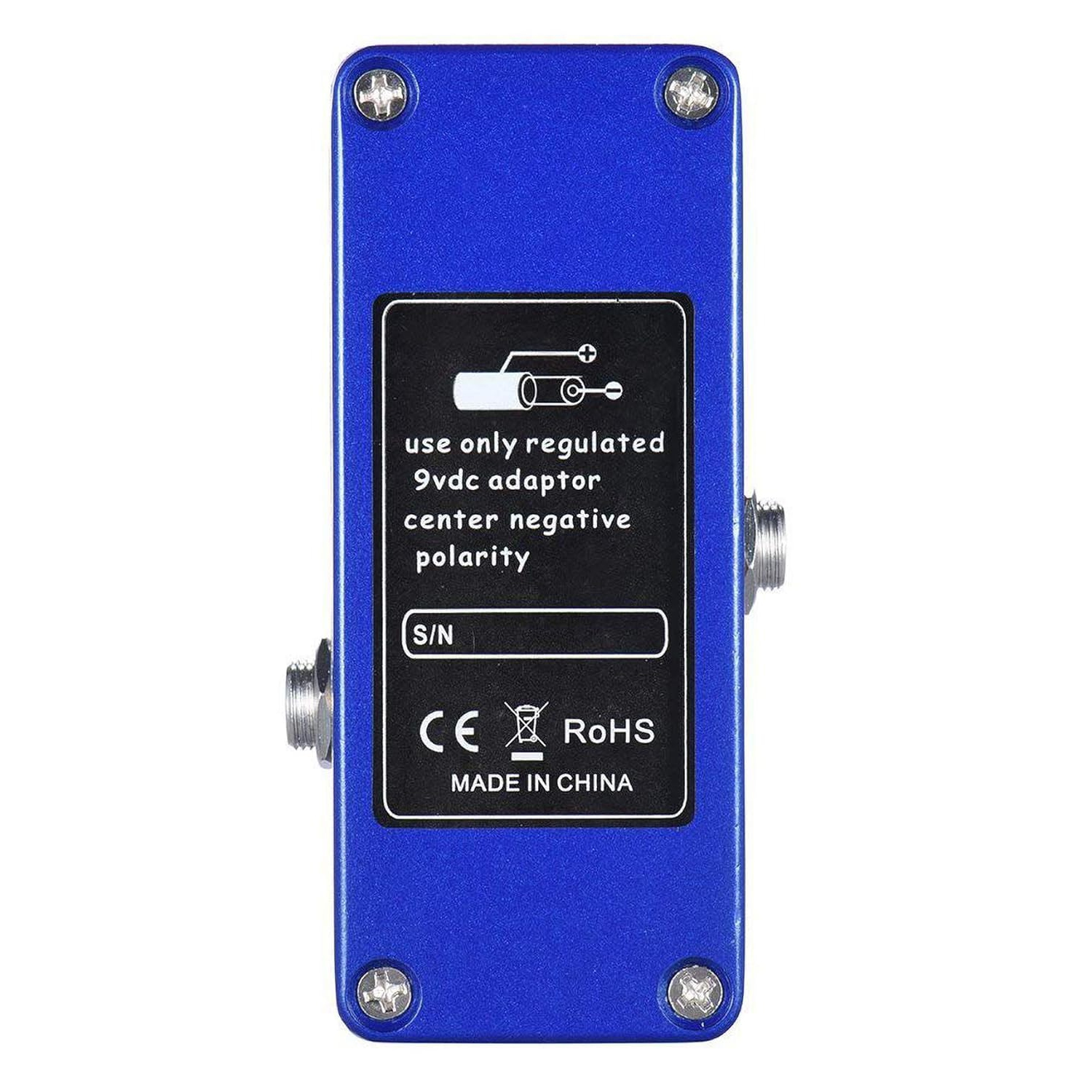 Pure analog delay guitar effects - 25-450ms adjustable, three-knob control, true bypass design