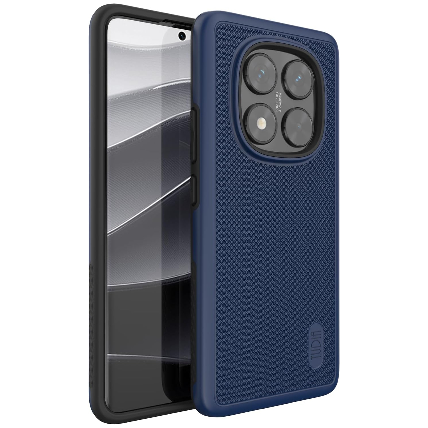 TUDIA MergeGrip Xiaomi Redmi Note 14 Pro 5G Case 2025 - Indigo Blue