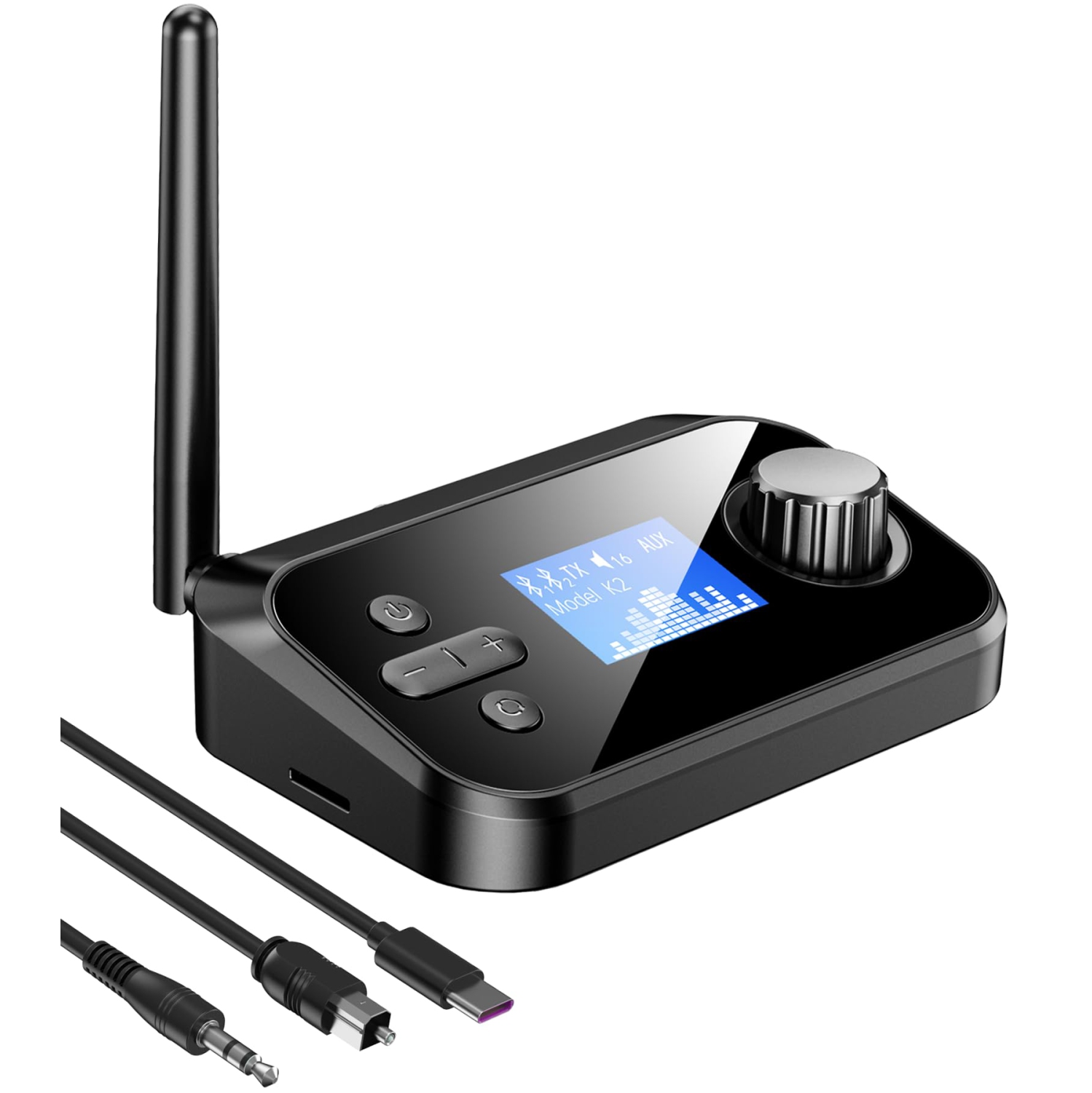 Émetteur et récepteur Bluetooth audio, adaptateur Bluetooth 5,3 avec prise auxiliaire, coaxial, entrée optique, sortie auxiliaire et prise en charge