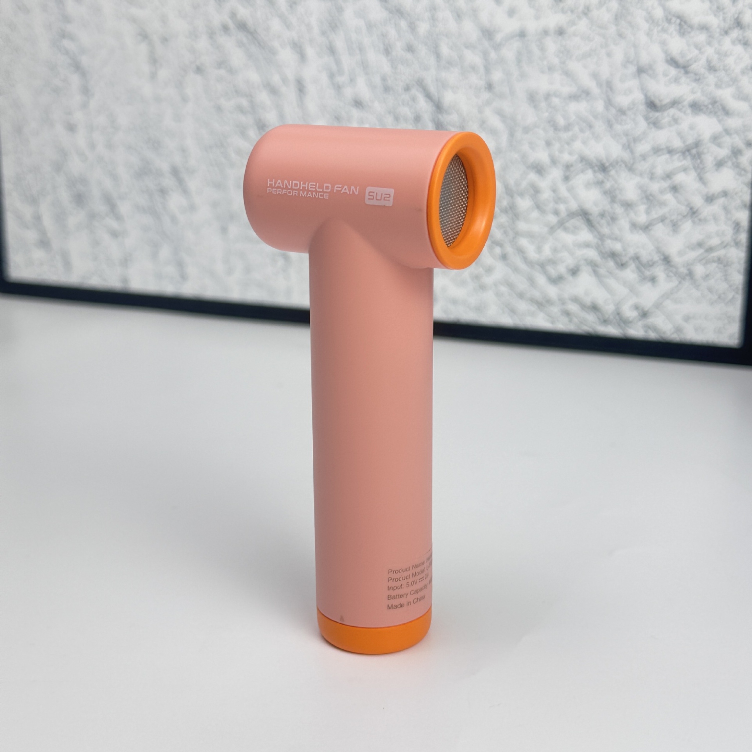 2025 nouveau ventilateur portatif USB mini ventilateur turbo portatif haute vitesse, réglage de la vitesse du vent à quatre vitesses, moteur sans