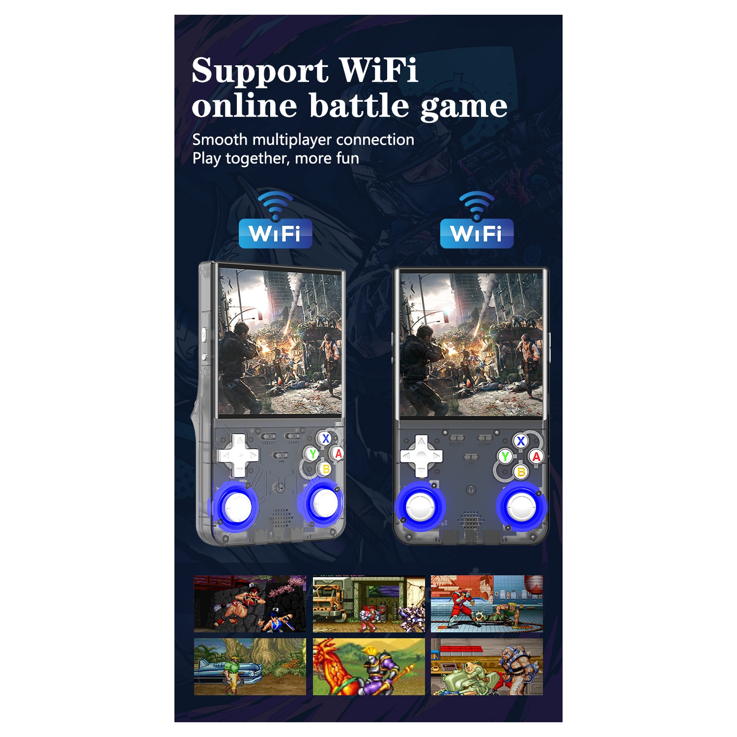 2025 nouvelle version améliorée R36ULTRA Retro console de jeu portative 128G Mémoire intégrée 30000+ jeux classiques système Linux open source 4,0