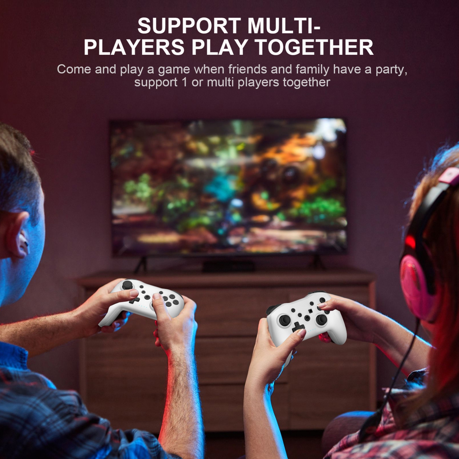 Switch controller six-axis somatosensory PC wireless Bluetooth controller switch game controller suitable for switch, Android, IOS, computer, Android