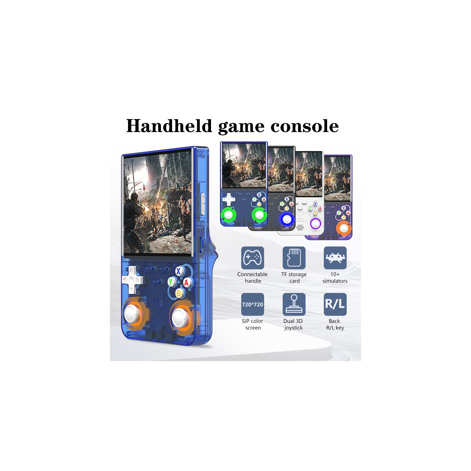 2025 nouvelle version mise à niveau R36ULTRA console de jeu portative rétro 128G Mémoire intégrée 30000+ jeux classiques système Linux open source