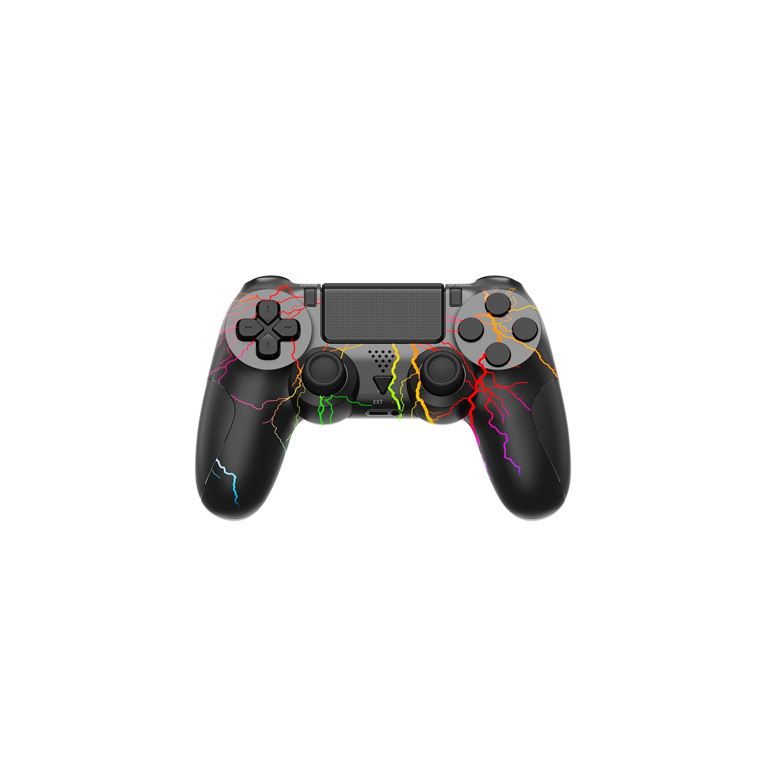 Manette de PS4 sans fil Bluetooth manette de jeu professionnelle avec gyroscope de jeu somatosensoriel manette PCP4 + RVB + six axes + vibration +
